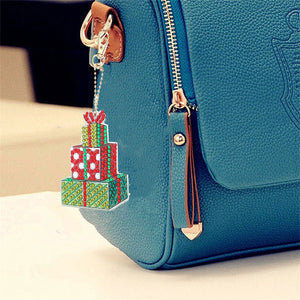 Porte-Clés Diamond Painting 5D Noël 5 Pièces