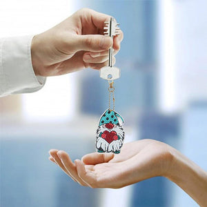 Porte-Clés Diamond Painting 5D Nains Ensemble 2