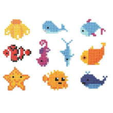 Charger l&#39;image dans la galerie, Ensemble d&#39;Autocollants Diamond Painting avec Poissons pour Enfants