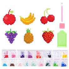 Charger l&#39;image dans la galerie, Ensemble d&#39;Autocollants Diamond Painting avec Fruits pour Enfants