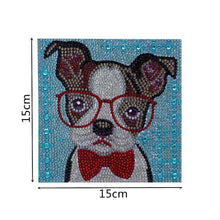 Charger l&#39;image dans la galerie, Kit Diamond Painting 5D pour Enfants - Chien avec Cadre Photo