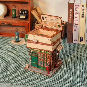 Maison Miniature Librairie du Temps