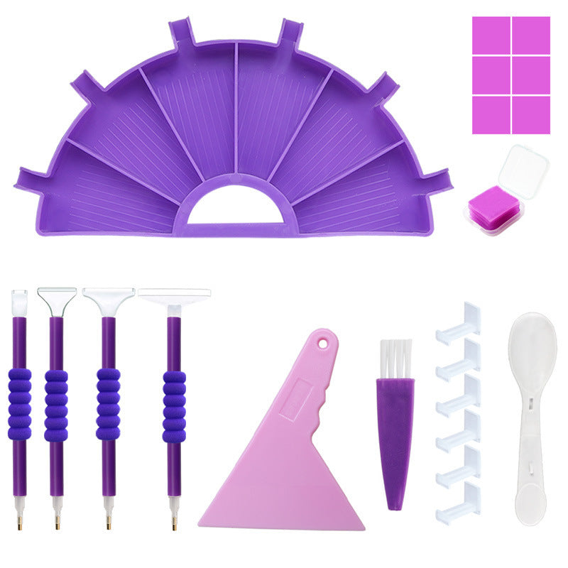 Ensemble d'Outils Professionnels Diamond Painting 10 Pièces Accessoires