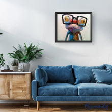 Charger l'image dans la galerie, peinture par numéros | Grenouille et Lunettes | animaux, facile, france, grenouilles | FiguredArt