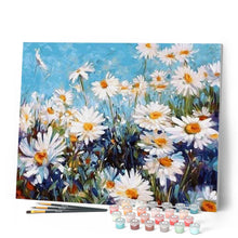 Charger l'image dans la galerie, peinture par numéros | Champ de Marguerites et Ciel bleu | fleurs, france, intermédiaire | FiguredArt