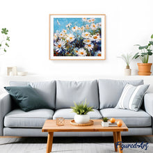 Charger l'image dans la galerie, peinture par numéros | Champ de Marguerites et Ciel bleu | fleurs, france, intermédiaire | FiguredArt