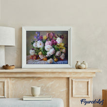 Charger l'image dans la galerie, peinture par numéros | Bouquet de Fleurs et Fruits | fleurs, intermédiaire | FiguredArt