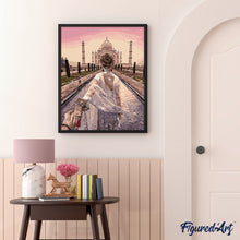 Charger l'image dans la galerie, peinture par numéros | Balade Romantique Taj Mahal | envies d’ailleurs, france, intermédiaire, paysages, romantique | FiguredArt