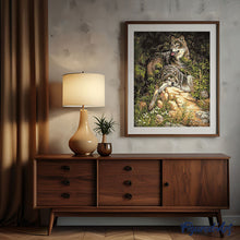 Charger l'image dans la galerie, peinture par numéros | Couple de Loups 3 | animaux, intermédiaire, loups | FiguredArt