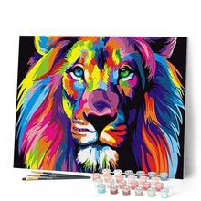 Charger l'image dans la galerie, peinture par numéros | Lion Pop Art | animaux, facile, france, lions, Pop Art | FiguredArt