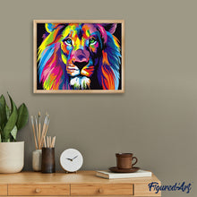 Charger l'image dans la galerie, peinture par numéros | Lion Pop Art | animaux, facile, france, lions, Pop Art | FiguredArt