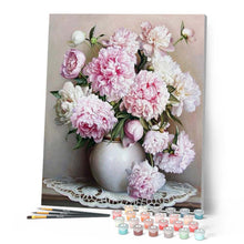Charger l'image dans la galerie, peinture par numéros | Vase de Pivoines | complexe, fleurs, france | FiguredArt