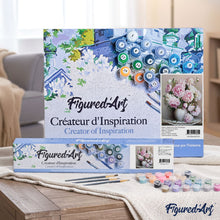 Charger l'image dans la galerie, peinture par numéros | Vase de Pivoines | complexe, fleurs, france | FiguredArt