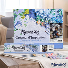 Charger l'image dans la galerie, peinture par numéros | Couple sous la pluie | complexe, france, romantique | FiguredArt