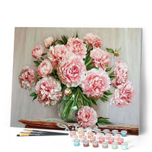 Charger l'image dans la galerie, peinture par numéros | Bouquet de Fleurs Roses | complexe, fleurs | FiguredArt