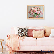 Charger l'image dans la galerie, peinture par numéros | Bouquet de Fleurs Roses | complexe, fleurs | FiguredArt