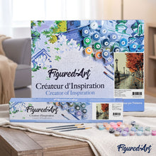 Charger l'image dans la galerie, peinture par numéros | Promenade sur les Quais en Automne | france, intermédiaire, ville | FiguredArt