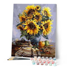 Charger l'image dans la galerie, peinture par numéros | Bouquet de Tournesols | fleurs, france, intermédiaire | FiguredArt