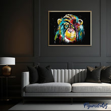 Charger l'image dans la galerie, peinture par numéros | Babouin Pop Art | animaux, france, intermédiaire, Pop Art | FiguredArt