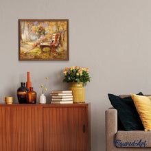 Charger l'image dans la galerie, peinture par numéros | Parapuie sur un Banc | complexe, paysages | FiguredArt