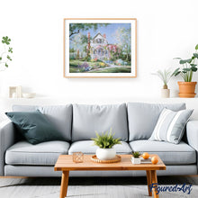 Charger l'image dans la galerie, peinture par numéros | Maison blanche au Printemps | complexe, paysages | FiguredArt