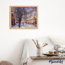 Charger l'image dans la galerie, peinture par numéros | Ville en Hiver | complexe, ville | FiguredArt