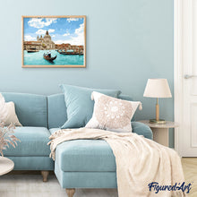 Charger l'image dans la galerie, peinture par numéros | Venise Ensoleillée | bateaux, intermédiaire, romantique | FiguredArt