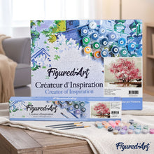 Charger l'image dans la galerie, peinture par numéros | Arbres en fleurs au Printemps | arbres, intermédiaire, romantique | FiguredArt