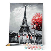 Charger l'image dans la galerie, peinture par numéros | Paris Tour Eiffel | france, intermédiaire, romantique, ville | FiguredArt