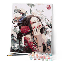 Charger l'image dans la galerie, peinture par numéros | Belle asiatique | facile, france, romantique | FiguredArt