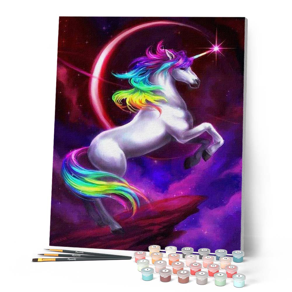 Ulikey Licorne Peinture par Numéro, 2 Peinture Numero Enfant Licornes, Bricolage Peinture à l Ulikey Licorne Peinture par Numéro, 2 Peinture Numero Enfant Licornes, Bricolage Peinture à l