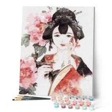 Charger l'image dans la galerie, peinture par numéros | En Kimono | envies d’ailleurs, facile | FiguredArt