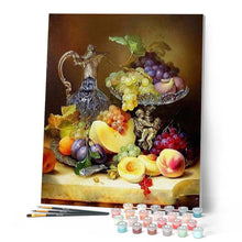 Charger l'image dans la galerie, peinture par numéros | Fruits et Aiguillière | cuisine, fleurs, intermédiaire | FiguredArt