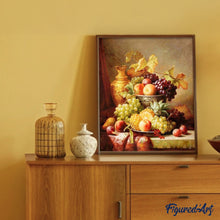 Charger l'image dans la galerie, peinture par numéros | Abondance de Fruits | complexe, cuisine, fleurs | FiguredArt