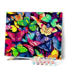 Charger l'image dans la galerie, peinture par numéros | Papillons colorés | animaux, facile, papillons | FiguredArt