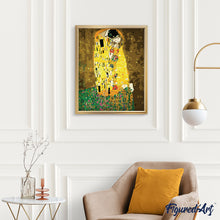 Charger l'image dans la galerie, peinture par numéros | Le baiser Klimt | complexe, france, reproduction, romantique | FiguredArt