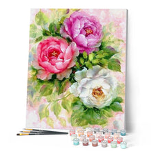 Charger l'image dans la galerie, peinture par numéros | Floraison éclatante | fleurs, intermédiaire | FiguredArt