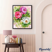 Charger l'image dans la galerie, peinture par numéros | Floraison éclatante | fleurs, intermédiaire | FiguredArt