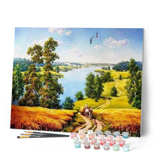 Charger l'image dans la galerie, peinture par numéros | Campagne et Rivière | complexe, paysages | FiguredArt
