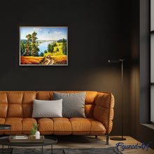 Charger l'image dans la galerie, peinture par numéros | Campagne et Rivière | complexe, paysages | FiguredArt
