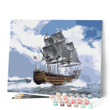 Charger l'image dans la galerie, peinture par numéros | Voilier sur l’Océan | bateaux, facile | FiguredArt