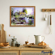 Charger l'image dans la galerie, peinture par numéros | La Maison sur le Lac | complexe, paysages | FiguredArt