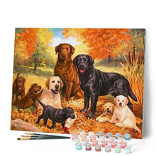 Charger l'image dans la galerie, peinture par numéros | Chiens et Chiots | animaux, chiens, complexe | FiguredArt