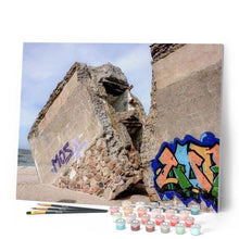 Charger l'image dans la galerie, peinture par numéros | Mur détruit et Graffitis | intermédiaire, paysages | FiguredArt