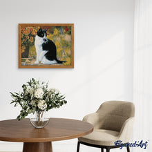 Charger l'image dans la galerie, peinture par numéros | Chat noir et crème | animaux, chats, complexe | FiguredArt