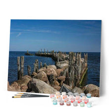 Charger l'image dans la galerie, peinture par numéros | Barrage sur l’Eau | complexe, paysages | FiguredArt