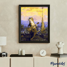 Charger l'image dans la galerie, peinture par numéros | Chat avec guitare | animaux, chats, facile | FiguredArt