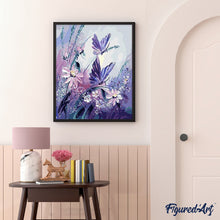 Charger l'image dans la galerie, peinture par numéros | Fleurs et Papillons | animaux, france, intermédiaire, papillons | FiguredArt