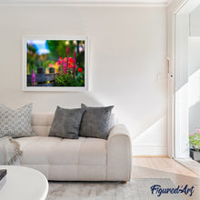 Charger l'image dans la galerie, peinture par numéros | Fleurs près de la Barrière | complexe, fleurs | FiguredArt