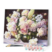 Charger l'image dans la galerie, peinture par numéros | Vase en Cristal | fleurs, intermédiaire | FiguredArt